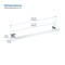 Kibi Blaze 18 inch Bathroom Towel Bar KBA1605CH - alternate 7